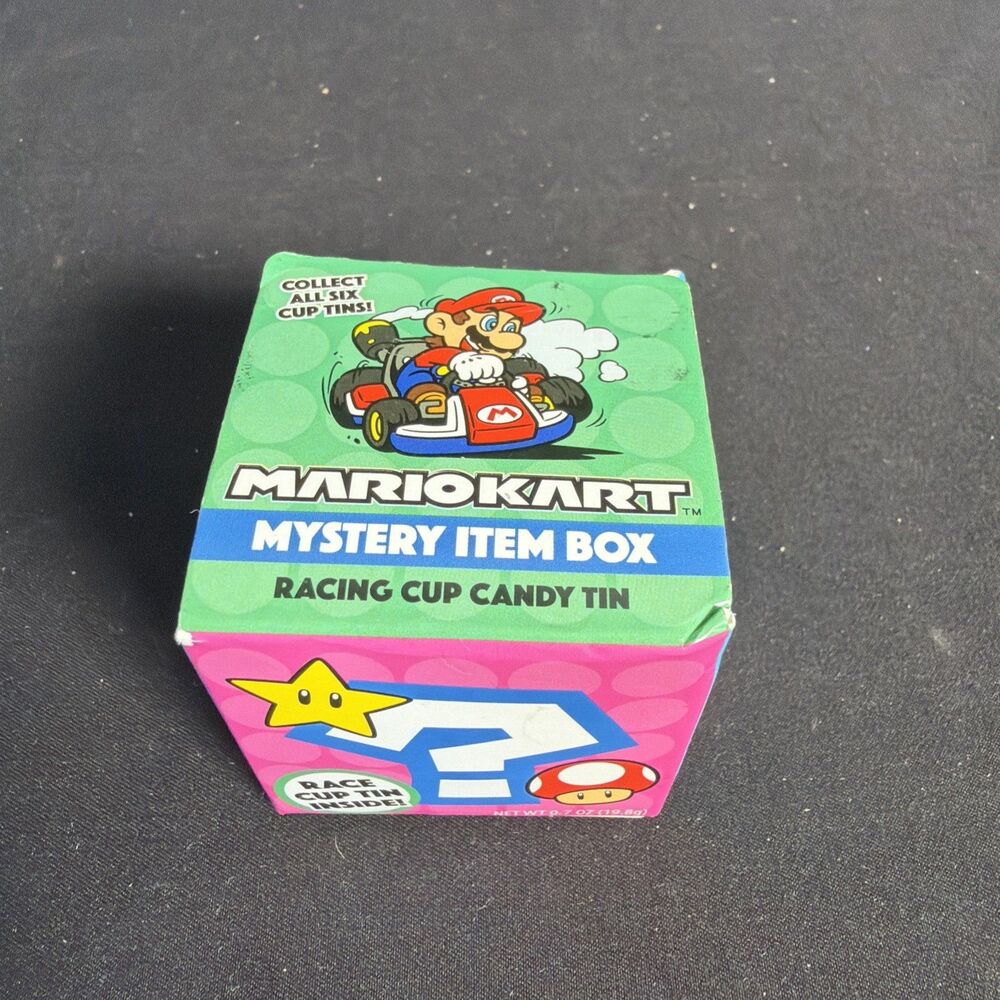 Nintendo Mario Kart Mystery Blind Box Hard Candy Tin (1 SUPPLIED)